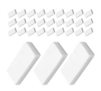 Kisangel 50 Pièces Gomme Blanche Rectangulaire en Tpr pour Artistes et Professionnels, Effaçage Lisse et Résistance Casse, Devoirs Scolaires Dessin