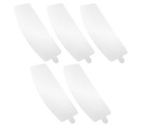 Kisangel 5pièces Lentilles de Remplacement pour Cagoule de Sablerie Film Protecteur Transparent pour Capot de Soudage Protection Anti-poussière et Résistance à Abrasion