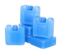 Kisangel 6pcs Blocs Réfrigérants Réutilisables pour Glacières en Plastique, Résistants aux Dommages, pour Ambiance Estivale la Maison Bureau