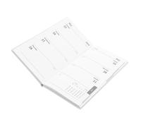 Kisangel Agenda Hebdomadaire de Poche 2026 en Papier Pu Rose, Planificateur Mince et Portable pour Voyages et Organisation à Domicile, Design Élégant et Fonction Anti-transfert D'encre