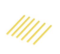 Kisangel Bâtons de Colle Thermofusible Haute Viscosité Jaune Lot de 16 en Eva pour Tissus et Ameublement, pour Bricolage Artistique DIY