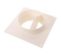 Kisangel Bride de raccordement pour conduit de ventilation portable - Plaque de raccordement en plastique pour conduit de ventilation anti-refoulement, destinée aux systèmes de chauffage et de
