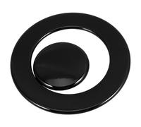 Kisangel Capuchon de Brûleur à Gaz Design Élégant et Poli Ensemble pour Cuisinière en Fer Solide et Facile D'entretien Compatible Plaque de Cuisson à Gaz