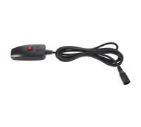 Kisangel Contrôleur de Signal Câblé et Éclairage de Scène, Plastique Noir 3 Broches Compatible Haute Performance pour Machine à Brouillard pour Concerts et Événements