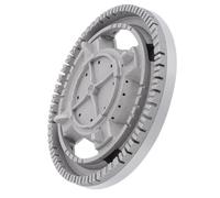 Kisangel Couvercle de Brûleur à Gaz Encastré Sabaf 130 Mm, Support de Cuisinière en Fonte Ignifuge, Anneau de Remplacement pour Poêle à Gaz, Accessoire Pratique Cuisine Compacte