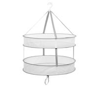 Kisangel Filet de Séchage Pliable à Deux Niveaux, Cadre en Acier | Maille Respirante, Design Coupe-vent, pour Serviettes, Usage Rv et Extérieur