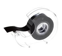 Kisangel Fines bandes magnétiques adhésives en rouleau 3 M x 19 Mm x 0,3 Mm en plastique, ruban magnétique flexible avec dévidoir pour affiches et tableau magnétique
