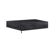 Kisangel Housse Imperméable pour Bac à Sable Oxford Protection Résistante aux Intempéries Couverture de Bac à Étanche pour Jardin Extérieur avec Cordon de Serrage Noire