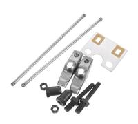 Kisangel Kit de réparation de distribution pour moteur à essence (1 kit), comprenant une plaque de guidage de tige de poussée et un jeu de culbuteurs. Compatible avec les tondeuses à gazon GX340