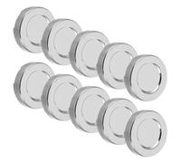 Kisangel Lot de 10 couvre-boutons stylés en cuivre pour vêtements - usage polyvalent lors d'occasions spéciales pour femmes et hommes