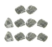 Kisangel Lot de 10 Pierres de Sauna en péridotite, 2-2,5 cm, résistantes aux Chocs Thermiques, pour poêles à Bois, saunas secs, hammams, spas et aromathérapie.