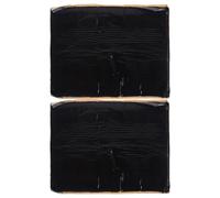 Kisangel Lot de 2 bandes d'étanchéité en caoutchouc butyle, mastic d'étanchéité pour climatisation 6,3 po x 4,7 po, ruban butyle insonorisant, bande de réparation des fuites et
