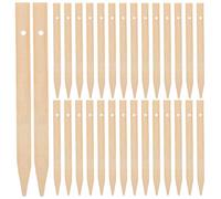 Kisangel Lot de 30 piquets d'arpentage Robustes, bornes de propriété de 25 cm (9,8 Pouces), piquets de clôture de Jardin, bornes de nivellement pour Le traçage des limites de propriété