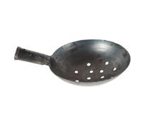 Kisangel Louche en Fer Ronde pour Nettoyage Facile, Pelle à Trous Polyvalente pour Chantiers et Maisons, Outil Robuste pour Tamisage et Vidange