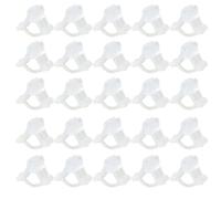 Kisangel Pince à Greffer de 2,2-4,5mm 100 Pièces en Plastique Blanc Support de Tige Robuste Augmentant Le Taux de Réussite de Greffage pour Plantes en Jardinage