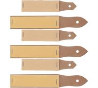 Kisangel Planche de Ponçage en Papier Abrasif 6 Pièces pour Affûtage de Crayons de Dessin, Matériel Artistique Ergonomique en Papier Abrasif pour Artistes et Débutants en Extérieur Classe