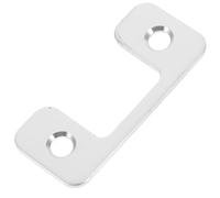 Kisangel Plaque de Renfort pour Serrure Porte Métal Guide de Verrou pour Porte Bois Finition Antique Élégante Facile à Installer Compacte et Résistante