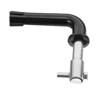 Kisangel Poignée de Cheminée en Bakélite Noire Résistante à la Chaleur pour Poêles à Bois et Accessoires de Foyer Usage Quotidien Sécurisé