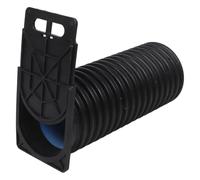 Kisangel Porte D'irrigation Agricole avec Vanne Anti-Obstruction en Plastique Noir Sortie de Tuyau Stable pour Drainage de Pelouse et Champs en Agriculture