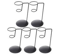 Kisangel Présentoir à cornets de glace (lot de 5) - Présentoir à frites - Support en fer pour cupcakes et mini-gaufres, idéal pour une fête d'anniversaire