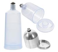 Kisangel Sprayer pour Stockage de Peinture, Compatibles 6mmx0.75mm Flacons D'aérographe 3pcs en Plastique Résistants pour Tatouages et Décorations de Gâteaux