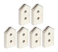 Kisangel Têtes de Coupe-verre 6pcs Design Ergonomique en Alliage Argenté Outil Professionnel pour Découpe Précise pour Coupe-bouteilles Bière et Whisky