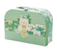 Kisangel Valise Légère et Réutilisable Portable en Papier Décorative pour Rangement de Bonbons et Chocolats Fêtes et Études