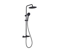 Essebagno Colonne de douche Kissy – mitigeur thermostatique – noire