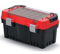 KISTENBERG EVO caisse a outils avec poignée métallique et serrure, 47,6 × 26 × 25,6 cm, KE