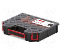 Conteneur KTGC30256S : collectif avec partitions noir plat TAGER CARBO KISTENB