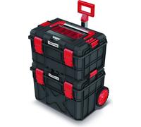 Kistenberg KXBAS604075, Set de box de mobile tools X BLOCK ALU LOG, Schwarz