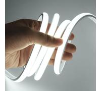KISUFU 220V Bande Lumineuse LED COB, IP65 Etanche 288 leds/M Bandeau de LED flexible Super Lumineux neon Light Strip pour Chambre à Coucher, Décoration de la Maison