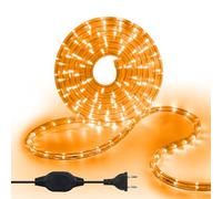 KISUFU 220V Ruban LED Néon Exterieur, 36 LEDs/m Rond 220V LED Lumière Étanche IP67 Bandeau Lumineuse pour Chambre, Salon, salle de bains, Décoration