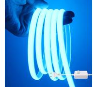 KISUFU Bandeau LED Ruban Neon COB 220V, 288 LEDs/m IP67 Etanchte Dimmable 50cm Cuttable Lumineuse néon Bande LED Strip Light pour pour Chambre, Cuisine,Décoration extérieure.