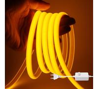 KISUFU Bandeau LED Ruban Neon COB 220V, 288 LEDs/m IP67 Etanchte Dimmable 50cm Cuttable Lumineuse néon Bande LED Strip Light pour pour Chambre, Cuisine,Décoration extérieure.