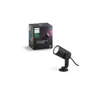 Philips Hue Spot extérieur Lily – Kit 1 spot Anthracite 8W, lampe connectée