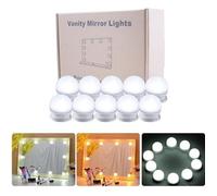 Kit 10 ampoules LED dimmable 6500K pour miroir coiffeuse - 4 m touch variateur 3M ENEVAOCT