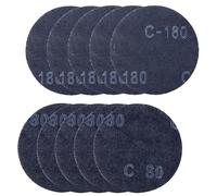 Kit 10 disques abrasifs maille 150mm 80-180 gr pour ponceuses Scheppach