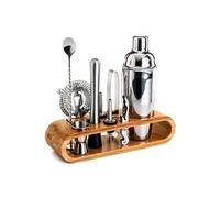 Kit 10PCS Cocktail Shaker Mélangeur Outil Barman En Acier Inoxydable 750ML