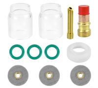 Kit 11 pour tig WP-17/18/26 Accessoires pour torche Soudure Kit | Compatible WP-17/18/26, pour lincoln PTA, pour miller DB, polyvalente, installation rapide