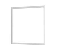 Kit 12 moulures murales prédécoupées DUOKU 51 x 51 cm - cadres carrés en polystyrène blanc