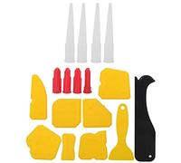 Kit 17 Outils de Calfeutrage pour un Joint Parfait | Set Grattoir & Finisseur de Mastic pour Projets Bricolage Cuisine & Salle de Bain