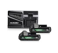Kit 2 batteries 18V 2Ah BSL 1820M + chargeur 14,4V-18V HIKOKI UC18YFSLWFZ
