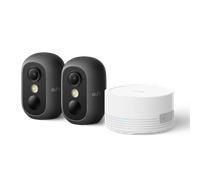Anker Tech Caméra de surveillance eufyCam C35 - Sans fil int/ext, vision nocturne - Lot de 2 noir