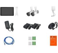Kit 2 Caméras WiFi + Écran NVR LINK2HOME, 3MP, Détection Intelligente, Écran LCD 10.1", Disque Dur 6To