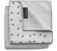 Kit 2 chiffons microfibre gris - - Gris - Tissu