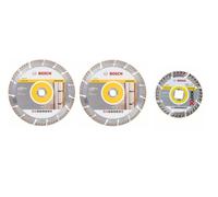 Kit 2 disques diamant Pro Universal 230mm + 1 disque diamant XLock 125 mm BOSCH - 061599760Z