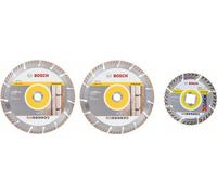 Kit 2 disques diamant Pro Universal 230mm + 1 disque diamant XLock 125 mm BOSCH - 061599760Z