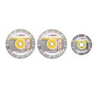 Kit 2 disques diamant Pro Universal 230mm + 1 disque diamant XLock 125 mm BOSCH - 061599760Z G