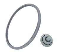 Kit 2 Pièces Joint de Signal de Cuisson et Joint Étanchéité Compatible avec Autocuiseur, Bouchon de Soupape en Silicone Résistant, Indicateur de Pression pour Cuisine Sûre et Efficace